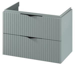 Cersanit S1017-001 - Závěsná koupel. skříňka pod umyvadlo TIRSO 80x45 cm mintová