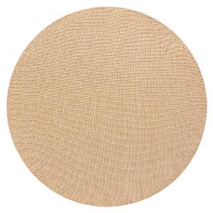 Dywany Łuszczów Kusový koberec Timo 6272 Dark beige kruh – na ven i na doma - 120x120 (průměr) kruh cm