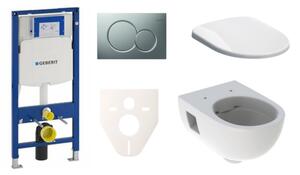 Cenově zvýhodněný závěsný WC set Geberit do lehkých stěn / předstěnová montáž + WC Geberit Selnova SIKOGES3S3