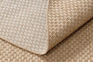 Dywany Łuszczów Kusový koberec Timo 6272 Dark beige kruh – na ven i na doma ROZMĚR: 120x120 (průměr) kruh