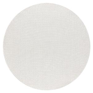 Dywany Łuszczów Kusový koberec Timo 6272 White kruh – na ven i na doma Rozměry koberců: 150x150 (průměr) kruh