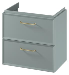 Cersanit S1021-009-Závěs. kou. skříňka pod umyvadlo MILLE SLIM 60x38 cm mintová