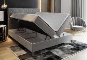 Čalouněná postel boxspring MURI, 180x200, cosmic 100