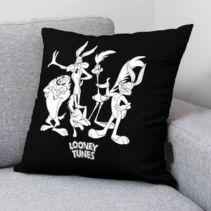 Povlak na polštář Looney Tunes Černý 45 x 45 cm