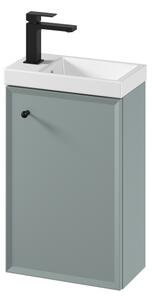 Cersanit S801-570 -Závěsná koupelnová skříňka s umyvadlem MILLE 40x22 cm mintová