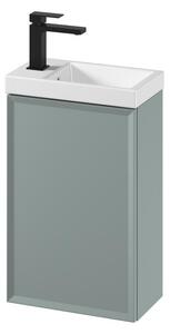 Cersanit S801-570 -Závěsná koupelnová skříňka s umyvadlem MILLE 40x22 cm mintová