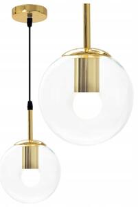 Závěsné svítidlo TOOLIGHT zlaté skleněné 1bodové 105 cm