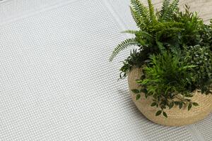 Dywany Łuszczów Kusový koberec Timo 5979 White – na ven i na doma - 140x190 cm