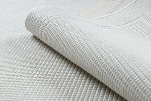 Dywany Łuszczów Kusový koberec Timo 5979 White – na ven i na doma - 140x190 cm