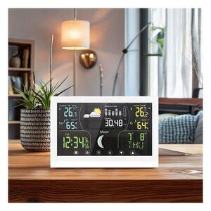 Solight TE110W - Meteostanice s barevným displejem 5V/2xAAA bílá