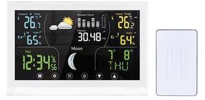 Solight TE110W - Meteostanice s barevným displejem 5V/2xAAA bílá
