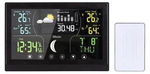 Solight TE110B - Meteostanice s barevným displejem 5V/2xAAA černá