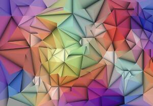 Fototapeta - Polygonální abstrakce (245x170 cm)