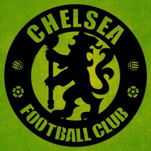 DUBLEZ | Dřevěné logo na zeď - Chelsea FC
