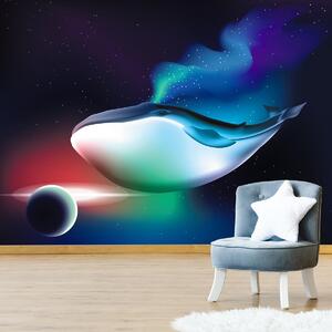 Fototapeta - Vesmírná velryba (245x170 cm)