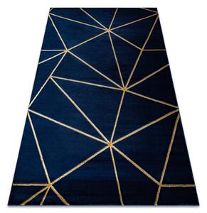 Koberec EMERALD exkluzivní 1013 glamour, styl geometrický granátový / zlatý