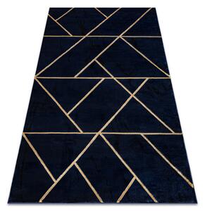 Koberec EMERALD exkluzivní 1012 glamour, styl geometrický granátový / zlatý