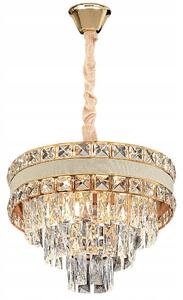 Závěsné svítidlo TOOLIGHT zlaté glamour 5-bodové E14 40 cm