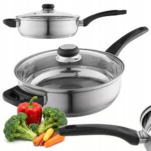 Hluboká pánev s poklicí Emilio 24 cm na indukci a plyn Altom Design 2,8 l