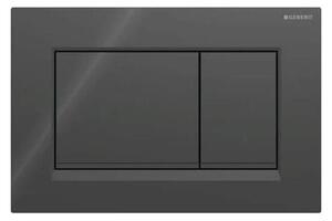 Geberit 115.883.DW.1 - Splachovací tlačítko Sigma30 24,6x16,4 cm černá