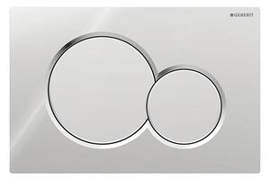 Geberit 115.770.KA.5 - Splachovací tlačítko Sigma01 Round 24,6x16,4 cm chrom