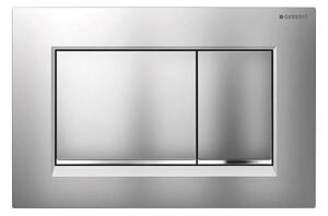 Geberit 115.883.JQ.1-Splachovací tlačítko Sigma30 24,6x16,4 cm m. chrom/l. chrom