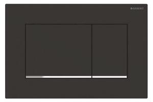 Geberit 115.883.14.1-Splachovací tlačítko Sigma30 24,6x16,4 cm černá/l. chrom