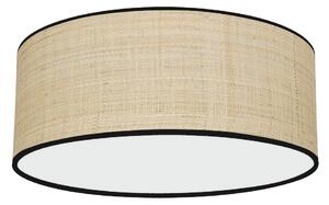 Stropní svítidlo Marshall, 1x ratanové stínítko, (bílé plexisklo), (fi 40cm), b