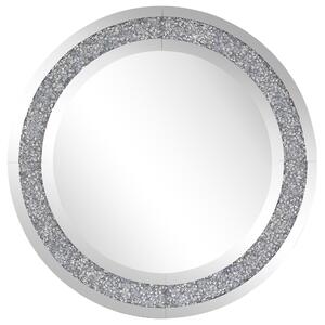 Nástěnné zrcadlo stříbrné ø70 cm ERBRAY