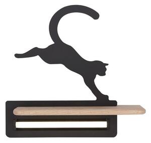 LED Dětské nástěnné svítidlo s poličkou JUMPING CAT LED/5W/230V