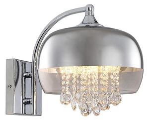 Křišťálové nástěnné svítidlo LUNA 1xE14/40W/230V