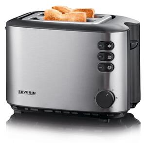 Severin AT 2514 - Topinkovač s dvěma otvory 850W/230V nerez/černá