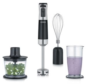 Severin SM 3772 - Tyčový mixér s příslušenstvím 600W/230V nerez/černá