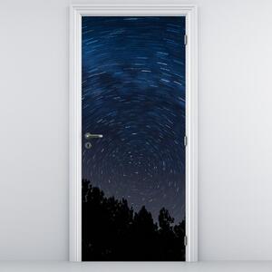 Fototapeta na dveře - Noční obloha (95x205cm)