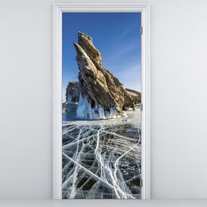 Fototapeta na dveře - Ledová skála (95x205cm)