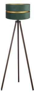 Duolla - Stojací lampa DUO 1xE27/60W/230V pr. 44 cm zelená/hnědá