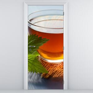Fototapeta na dveře - Šálek s čajem (95x205cm)