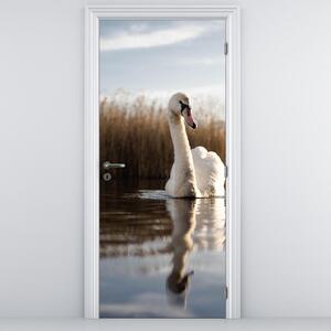 Fototapeta na dveře - Labuť (95x205cm)