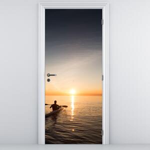 Fototapeta na dveře - Kajak na moři (95x205cm)
