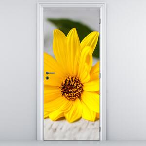 Fototapeta na dveře - Žluté květy (95x205cm)