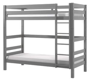 Patrová postel pro dvě děti Pino grey high large