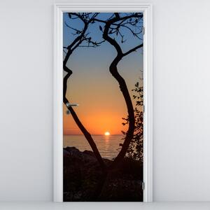 Fototapeta na dveře - Západ slunce (95x205cm)