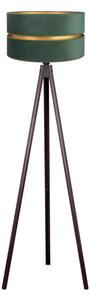 Duolla - Stojací lampa DUO 1xE27/60W/230V pr. 44 cm zelená/wenge