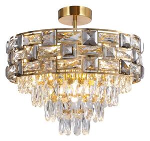 Lustr na tyči LUXURIA 9xE14/40W/230V zlatá