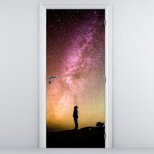 Fototapeta na dveře - Obloha plná hvězd (95x205cm)