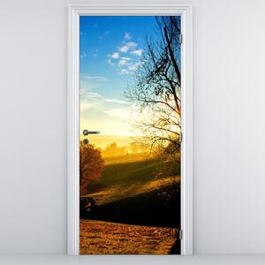 Fototapeta na dveře - Východ slunce (95x205cm)
