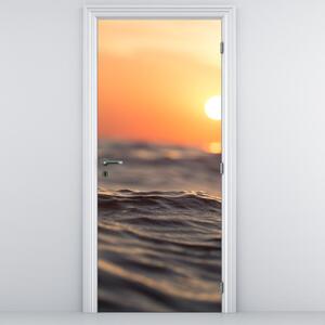 Fototapeta na dveře - Mořské vlnky (95x205cm)