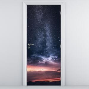 Fototapeta na dveře - Obloha s hvězdami (95x205cm)