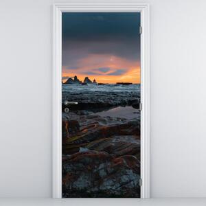 Fototapeta na dveře - Krajina na Novém Zélandě (95x205cm)