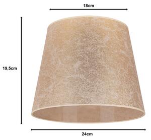 Duolla - Stínidlo k stolní lampě CLASSIC M E27 pr. 24 cm zlatá